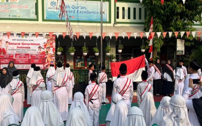 MI Mazro’atul Ulum Gelar Upacara Peringatan HUT ke-81 Kemerdekaan RI
