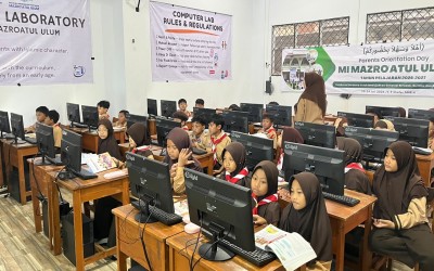 Kenalkan Teknologi Sejak Dini, MI Mazro’atul Ulum Mulai Gunakan Laboratorium Komputer Baru